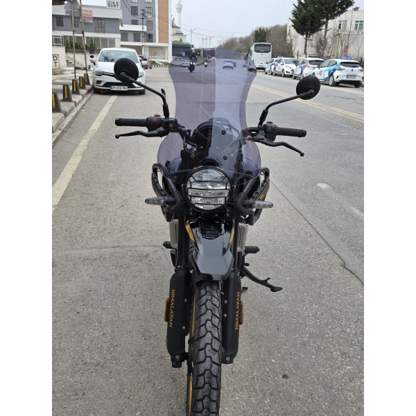 Himalayan Royal Enfıeld 450 Siperlik Ön Cam 2023 2025 Model 49Cm Füme Renkli 4Mm