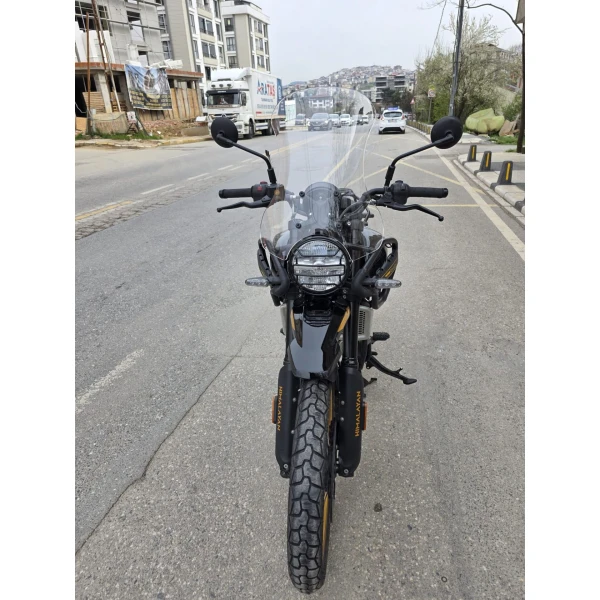 Himalayan Royal Enfıeld 450 Siperlik Ön Cam 2023 2025 Model 49Cm Şeffaf Renkli 4Mm