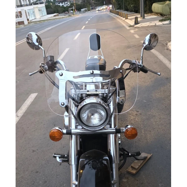 Honda Shadow 750 Ön Cam 1999 2010 Model 45Cm Şeffaf Renkli 4Mm Aparatsizdir Honda Shadow 750 Ön Cam 1999 2010 Model 45Cm Şeffaf Renkli 4Mm Aparatsizdir