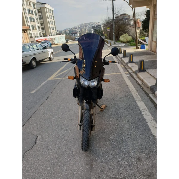 Kawasaki Kle 500 Siperlik Ön Cam 2005 2008 Model 58Cm Siyah Renkli 4Mm Uzun Cam