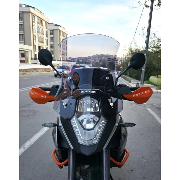 Ktm 1090 Siperlik Ön Cam 2008 2017 Model 56Cm Füme Renkli 4Mm