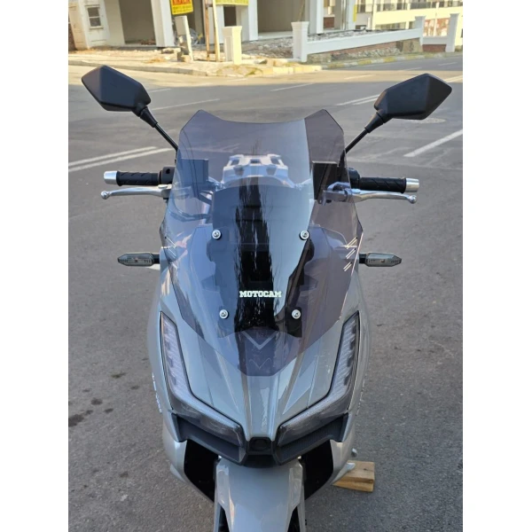 Küba Rubano 150 Siperlik Ön Cam 2023 2025 Model 49Cm Füme Renkli 4Mm Spor Cam