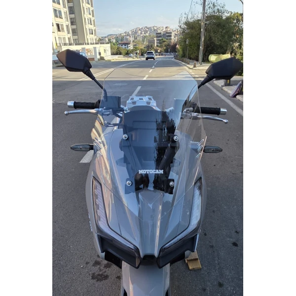 Küba Rubano 150 Siperlik Ön Cam 2023 2025 Model 49Cm Şeffaf Renkli 4Mm Spor Cam