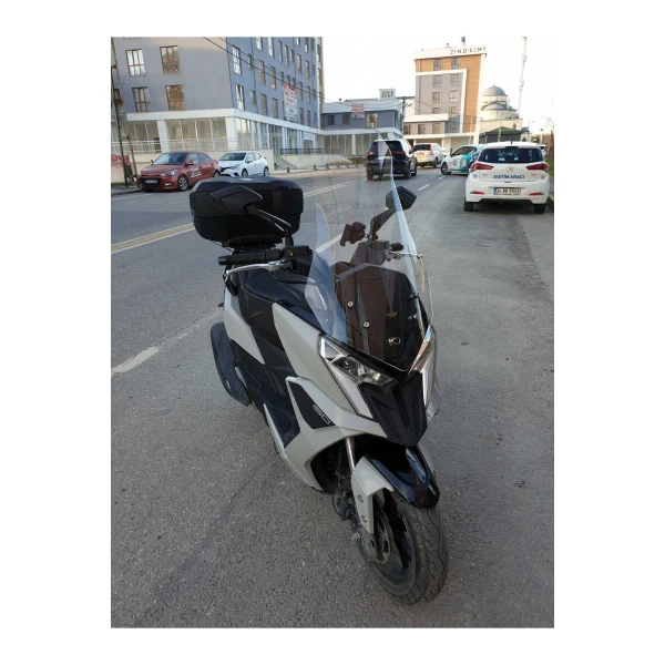 Kymco Dink R 150 Siperlik Ön Cam 2023 2025 Model 68Cm Şeffaf Renkli 4Mm