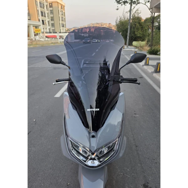 Motolüx Mcx 125 Siperlik Ön Cam 2024 2025 Model 68Cm Siyah Renkli 4Mm