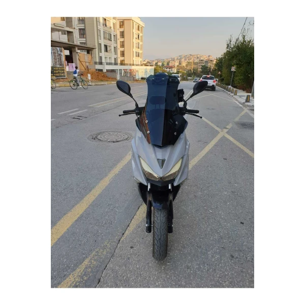 Motolüx Mtx 125 Siperlik Ön Cam 2022 2025 Model 65Cm Siyah Renkli 4Mm Orta Boylu Cam