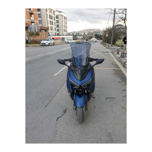 Musatti Glamaro Max 125 Siperlik Ön Cam 2023 2025 Model 50Cm Füme Renkli 4Mm Uzun Cam