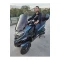 Piaggio Mp3 530 Siperlik Ön Cam 2023 2025 Model 60Cm Siyah Renkli 4Mm Orta Boylu