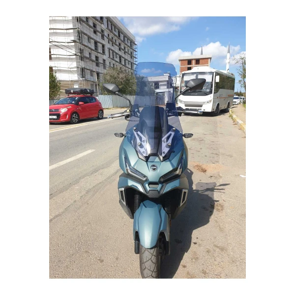 Sym Adx 125 Siperlik Ön Cam 2023 2025 Model 62Cm Füme Renkli 4Mm