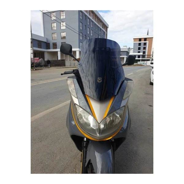 Yamaha Majesty 400 Siperlik Ön Cam 2005 2006 Model 68Cm Siyah Renkli 4Mm