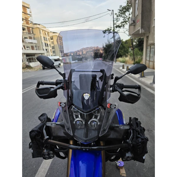 Yamaha Tenere 700 World Raid Ön Cam 2023 2024 Model 45Cm Füme Renkli 4Mm