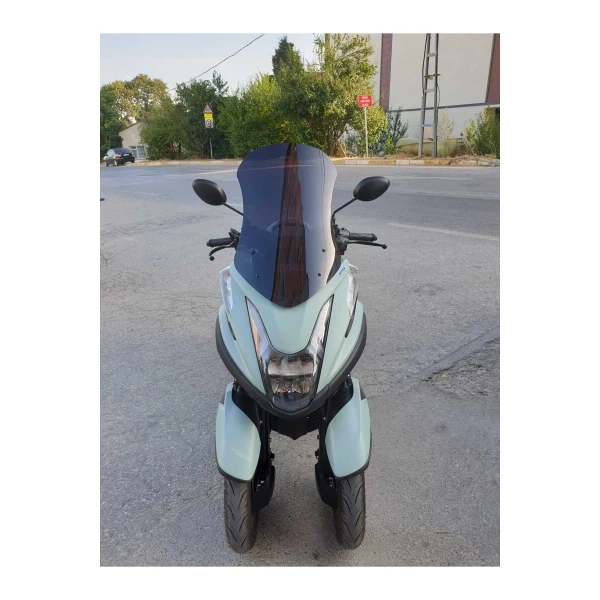 Yamaha Tricity 125 155 Siperlik Ön Cam 2014 2025 Model 60Cm Siyah Renkli 4Mm