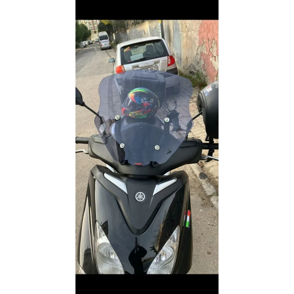 Yamaha Xcity 250 Siperlik Ön Cam 2007 2017 Model 40Cm Füme Renkli 4Mm