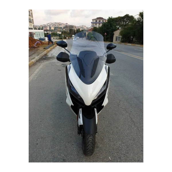 Zontes 350 E Siperlik Ön Cam 2022 2023 Model 70Cm Şeffaf Renkli 4Mm