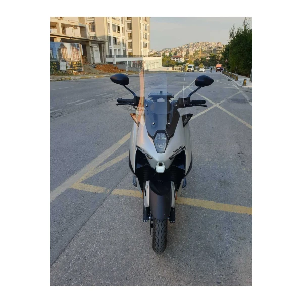 Zontes Zt 125 Siperlik Ön Cam 2025 Model 55Cm Şeffaf Renkli 4Mm