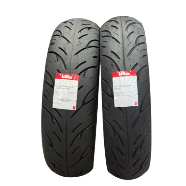 Billas Set 120/70-15 Ve 140/70-14 Bl086 Tl Motosiklet Lastiği