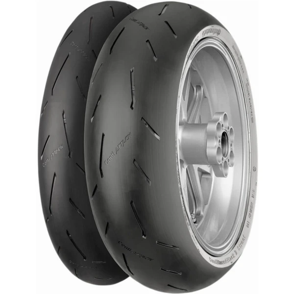 Continental Set 120/70Zr17 Ve 180/55Zr17 Contiraceattack 2 Street Ön Arka Takım