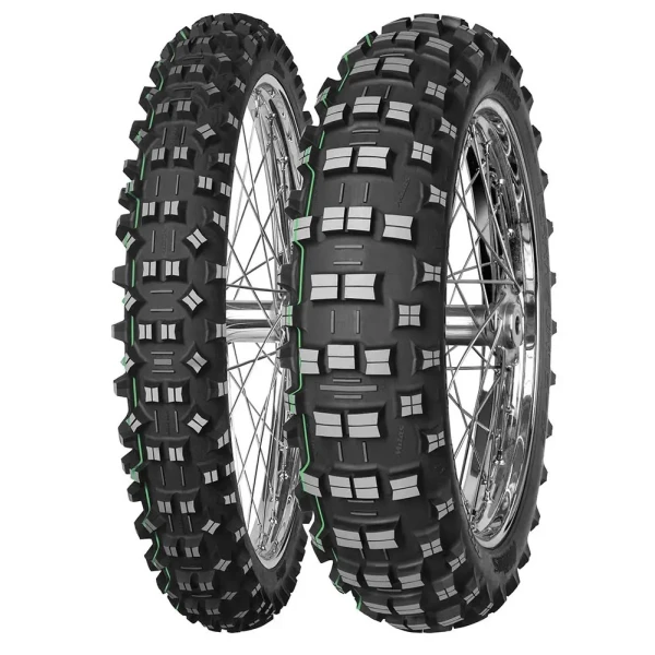 Mitas Set 90/90-21 Ve 140/80-18 Terra Force Ef Super Light Arka Çift Yeşil