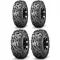 Obor Set 25X8.00R12 Ve 25X10.00R12 Wu31-Wu32 Piranha 6Pr Atv Ön Arka Takım Lastiği
