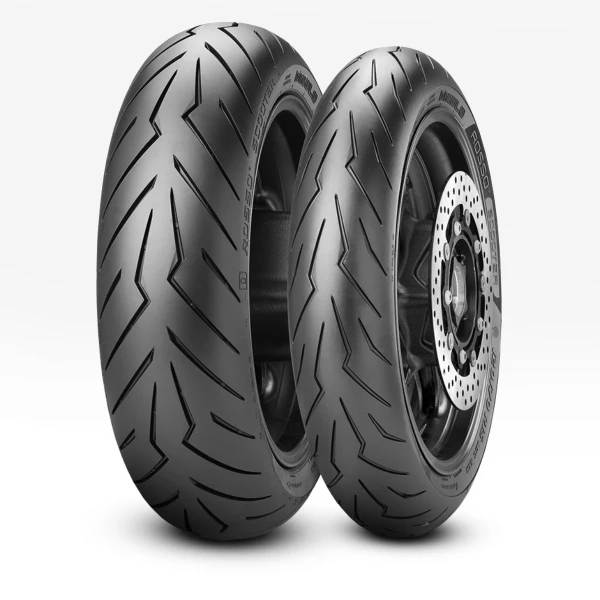 Pirelli Set 120/70-12 Ve 120/70-12 Diablo Rosso Scooter Ön Arka Takım