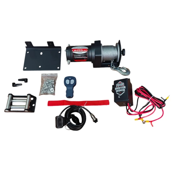 Hunter Vinç 2000 Lb Çelik Atv Utv Offroad Uzaktan Kumandalı 12V