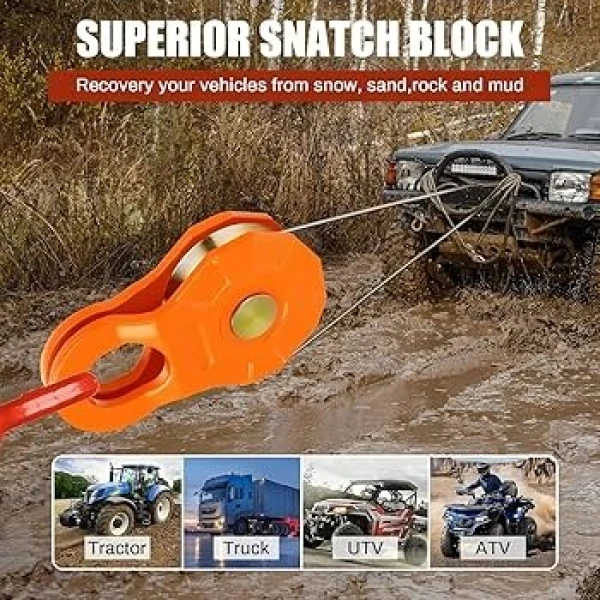 Hunter Vinç Makarası Snatch Block 8 Ton Hunter Vinç Makarası Snatch Block 8 Ton