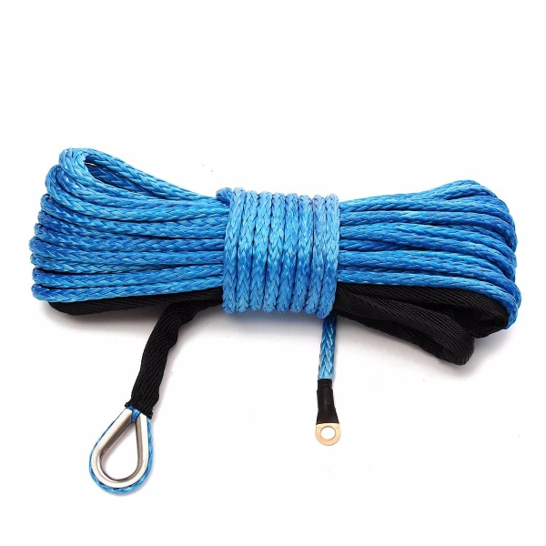 Janlas Offroad 4X4 Sentetik Vinç Halatı Mavi