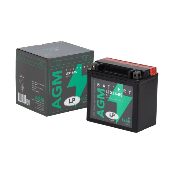 Agm Akü (Ltx14-Bs) / 12 A / Kg: 4,06 / L:150 / W:87 / H:145 Cca: 200