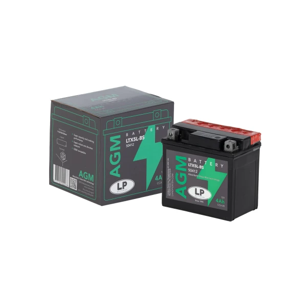 Agm Akü (Ltx5L-Bs) / 4 A / Kg: 1,67 / L:113 / W:70 / H:105 Cca: 80