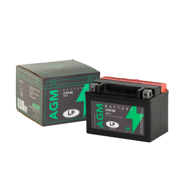 Agm Akü (Ltx9-Bs) / 8 A / Kg: 2,85 / L:150 / W:87 / H:105 Cca: 135