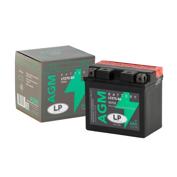 Agm Akü (Ltz7S-Bs) / 6 A / Kg: 2,17 / L:113 / W:70 / H:105 Cca: 130