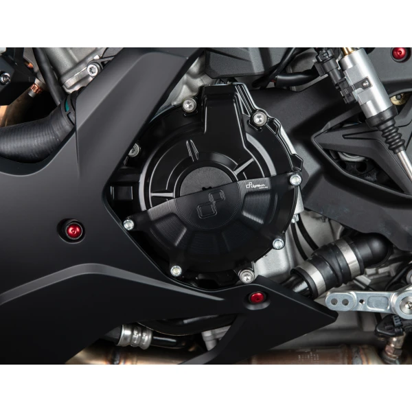 Alümi̇nyum Statör Koruma Kapaği-Sol-Si̇yah