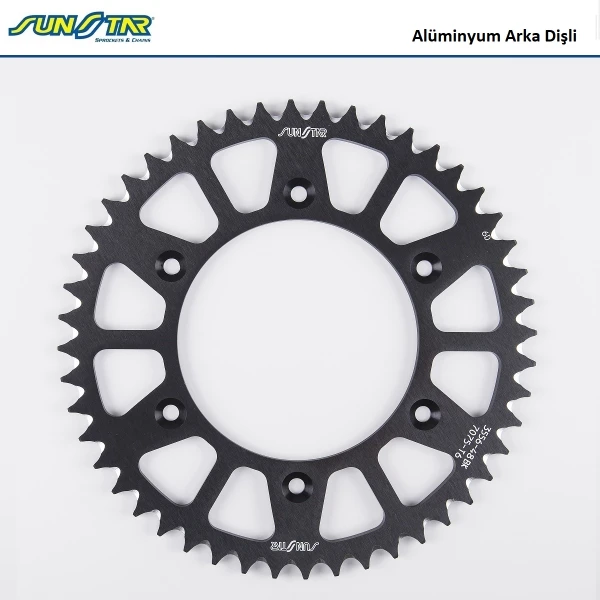 Arka Di̇şli̇ Si̇yah Alümi̇nyum