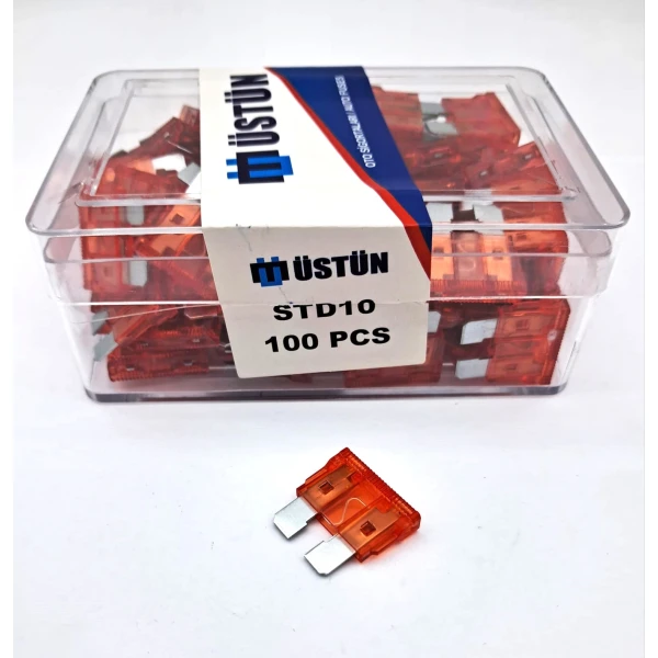 Biçak Si̇gorta 10 Amper(1 Kutu = 100 Adet)