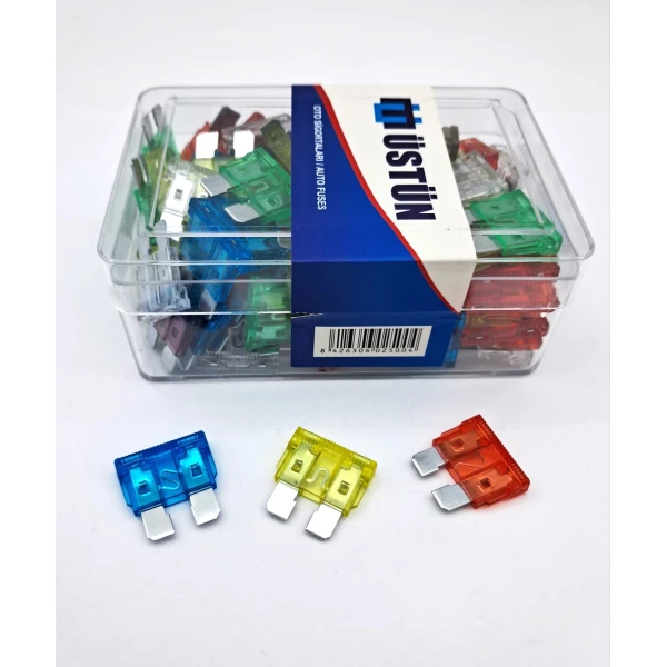 Biçak Si̇gorta Karişik (5/7,5/10/15/20/25/30 Amp (Çoğunluk 10/15/20 Ampden Oluşur)(1 Kutu = 100 Adet)