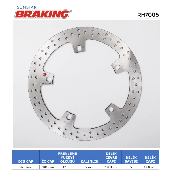 Bmw S 1000 R / Rr / Xr Yuvarlak Ön Fren Di̇ski̇