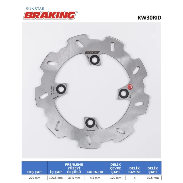 Dalgali Arka Fren Di̇ski̇ Dalgali Arka Fren Di̇ski̇