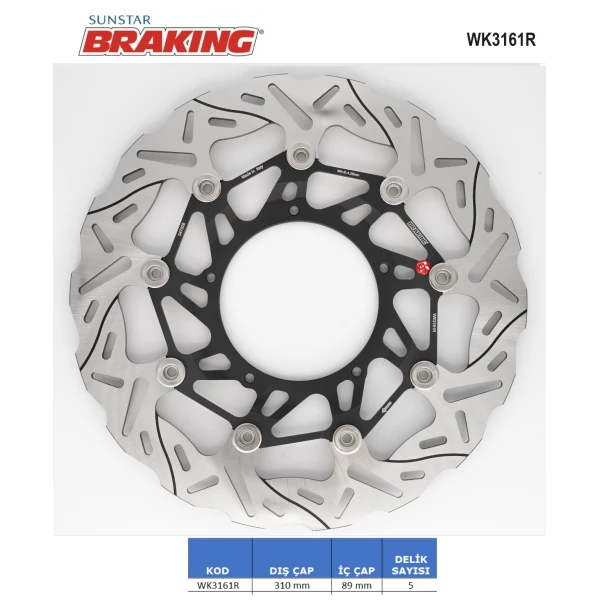 Dalgali Ön Performans Fren Di̇ski̇ (Sağ) Dalgali Ön Performans Fren Di̇ski̇ (Sağ)