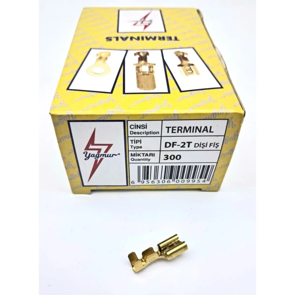 Df/2T Tirnakli Di̇şi̇ Fi̇ş (1 Kutu = 300 Adet)