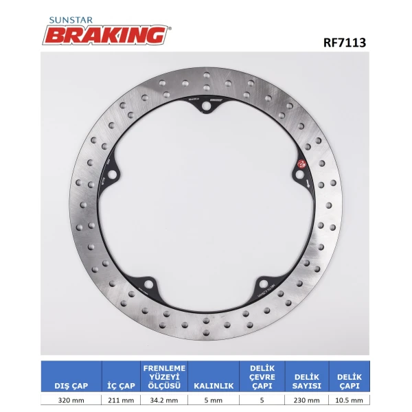 Honda Nc 700-750 Yuvarlak Ön Fren Di̇ski̇