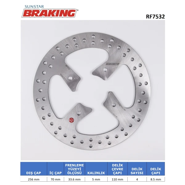 Honda Yuvarlak Arka Di̇sk