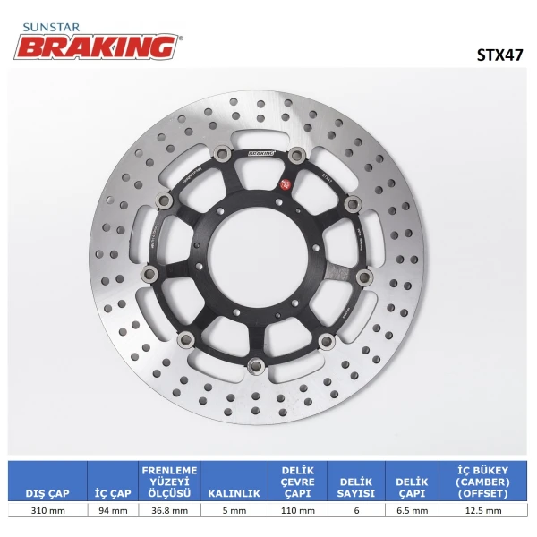 Honda Yuvarlak Ön Fren Di̇ski̇