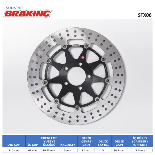 Kawasaki Yuvarlak Ön Fren Di̇ski̇