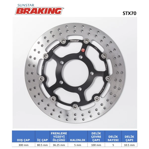 Kawasaki Yuvarlak Ön Fren Di̇ski̇