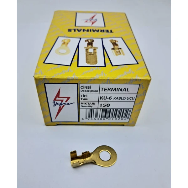 Ku/6 Kablo Ucu (1 Kutu = 150 Adet)