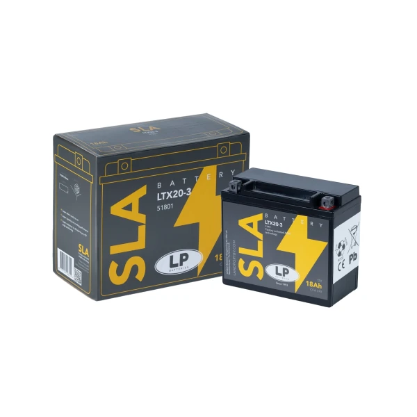 Sla Akü (Mb Ltx20-3) / 18 A / Kg: 5,9 / L:175 / W:87 / H:155 / Cca: 310