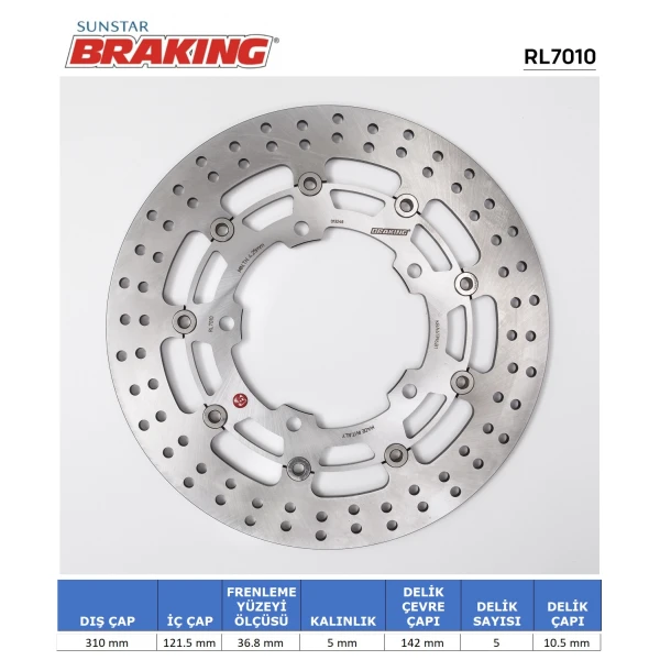 Suzuki Yuvarlak Ön Fren Di̇ski̇