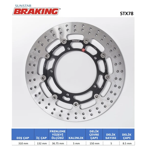 Yamaha Yuvarlak Ön Fren Di̇ski̇