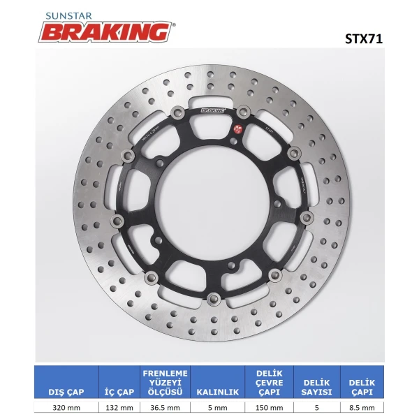 Yamaha Yuvarlak Ön Fren Di̇ski̇