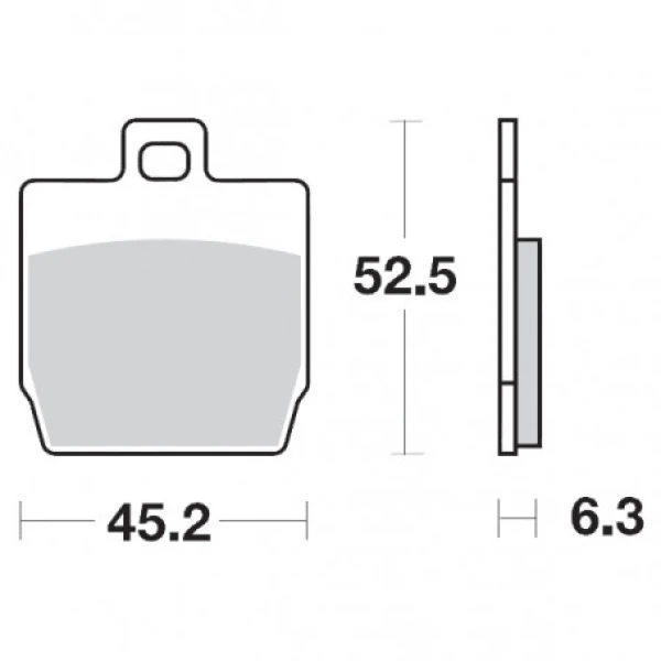 Yari Metali̇k Fren Balatasi Yari Metali̇k Fren Balatasi